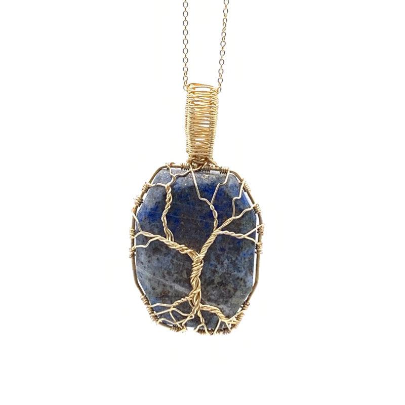 Lapis/Goldtone
