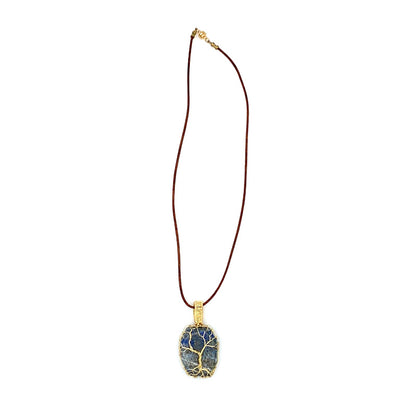 Lapis/Goldtone