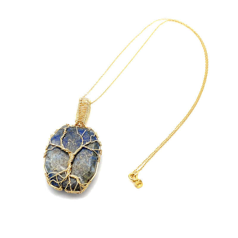 Lapis/Goldtone
